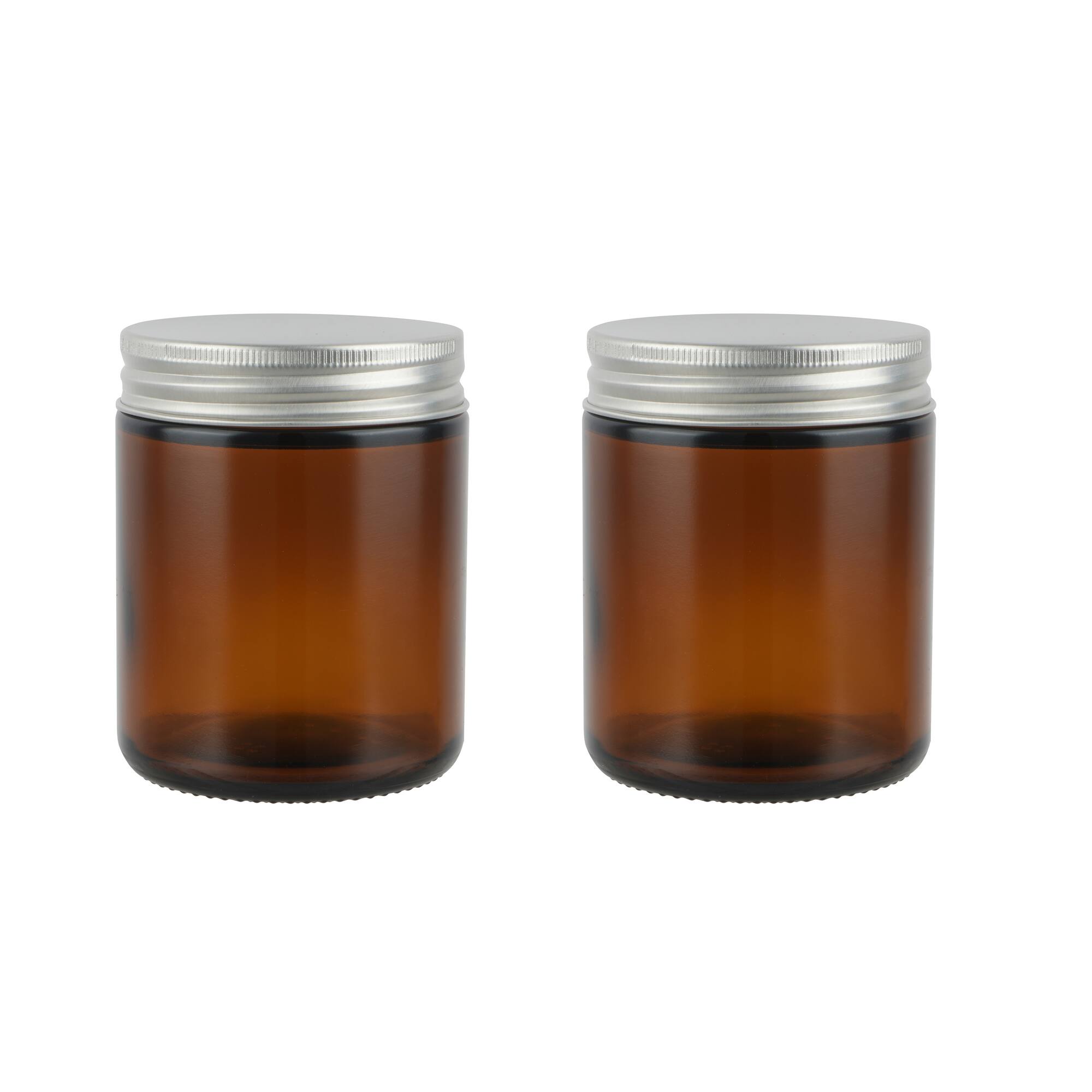 8oz. Amber Glass Candle Jars, 2ct. by Make Market®